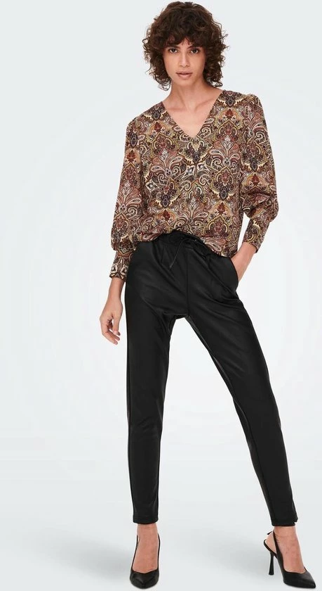 Jacqueline De Yong Blouse Jdymaxine L/s Top Wvn 15270304 Brown Patina/cordovan Dames Maat - XL 6 Jacqueline De Yong Blouse Jdymaxine L/s Top Wvn 15270304 Brown Patina/cordovan Dames Maat - XL - Afbeelding 6