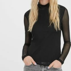 VERO MODA VMBELLA LS HIGH NECK JRS NOOS Dames Top - Maat XL -Dameskleding Verkoop 461x840 6