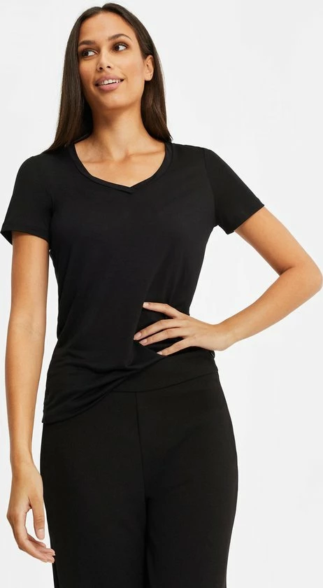 WE Fashion Dames T-shirt Van Lyocell - Maat XL 10 WE Fashion Dames T-shirt Van Lyocell - Maat XL - Afbeelding 10