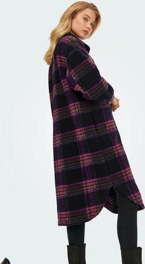 Only Jas Onlandrea X-long Shacket Cc Otw 15230329 Very Berry Dames Maat - M 6 Only Jas Onlandrea X-long Shacket Cc Otw 15230329 Very Berry Dames Maat - M - Afbeelding 6