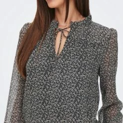 ONLY ONLDITSY L/S BLOUSE WVN NOOS Dames T-shirt - Maat L