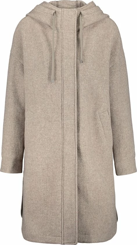 GERRY WEBER Dames Korte Mantel Van La Lana Moretta-wol Nude-42 4 GERRY WEBER Dames Korte Mantel Van La Lana Moretta-wol Nude-42 - Afbeelding 4