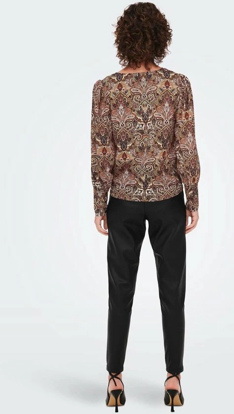 Jacqueline De Yong Blouse Jdymaxine L/s Top Wvn 15270304 Brown Patina/cordovan Dames Maat - XL 5 Jacqueline De Yong Blouse Jdymaxine L/s Top Wvn 15270304 Brown Patina/cordovan Dames Maat - XL - Afbeelding 5