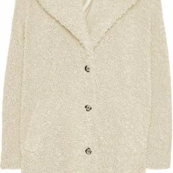 Vero Moda Jas Vmkylie Aw22 Teddy Coat Boos 10268570 Oatmeal Dames Maat - XS