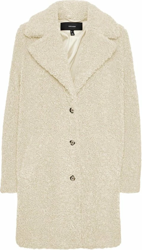 Vero Moda Jas Vmkylie Aw22 Teddy Coat Boos 10268570 Oatmeal Dames Maat - XS 1 Vero Moda Jas Vmkylie Aw22 Teddy Coat Boos 10268570 Oatmeal Dames Maat - XS