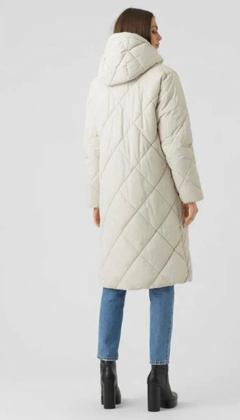 Vero Moda Jas Vmadelaloa Long Coat Ga Boos 10267606 Oatmeal Dames Maat - XS 9 Vero Moda Jas Vmadelaloa Long Coat Ga Boos 10267606 Oatmeal Dames Maat - XS - Afbeelding 9