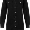 Pieces Jurk Pcperry L/s Denim Dress-vi/noos Bc 17111319 Black Denim Dames Maat - M
