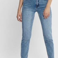 ONLY EMILY LIFE High Waist Straight Fit Dames Jeans - Maat 29 X L32 -Dameskleding Verkoop 484x840 6