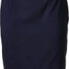 Merkloos Dames Rok Stretch Marine Kort | Maat 50