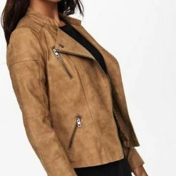 ONLY ONLAVA FAUX LEATHER BIKER OTW NOOS Dames Jas - Maat 44 -Dameskleding Verkoop 488x840 6