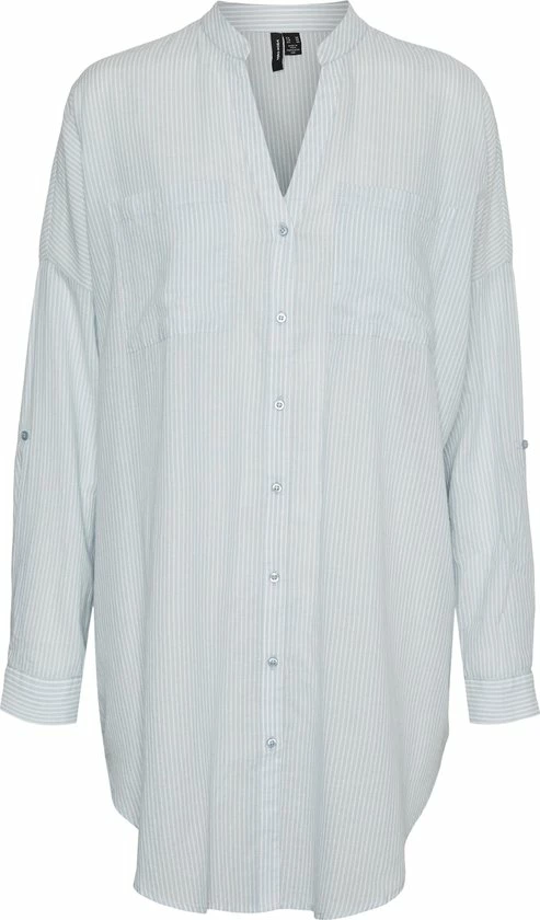 Vero Moda VMISABELL L/S FOLD UP TUNIC NOOS Dames Blouse - Maat XS 1 Vero Moda VMISABELL L/S FOLD UP TUNIC NOOS Dames Blouse - Maat XS