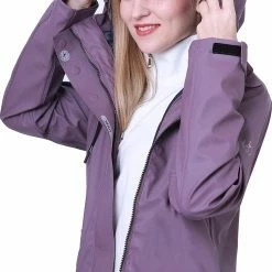 Dingy Weather - Regenjas Dames - Model Vivian - Maat 2XL - Paars -Dameskleding Verkoop 494x840 4