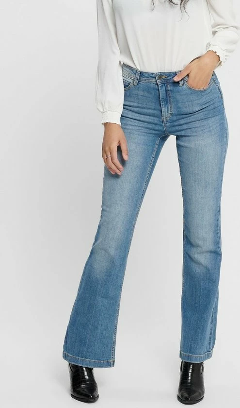 JDY JDYFLORA LIFE FLARED HIGH MB NOOS DNM Vrouwen Jeans - Maat 32 X 32 8 JDY JDYFLORA LIFE FLARED HIGH MB NOOS DNM Vrouwen Jeans - Maat 32 X 32 - Afbeelding 8