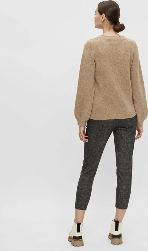 OBJECT OBJEVE NONSIA L/S KNIT PULLOVER NOOS Dames Trui - Maat L 4 OBJECT OBJEVE NONSIA L/S KNIT PULLOVER NOOS Dames Trui - Maat L - Afbeelding 4