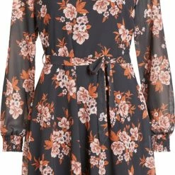 VILA VIADELINE V-NECK L/S DRESS/LC Dames - Maat 40