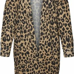 VERO MODA Curve VERO MODA VMOLIVIA LS OPEN LONG CARDIGAN BOO CURVE Dames Vest - Maat 48-50