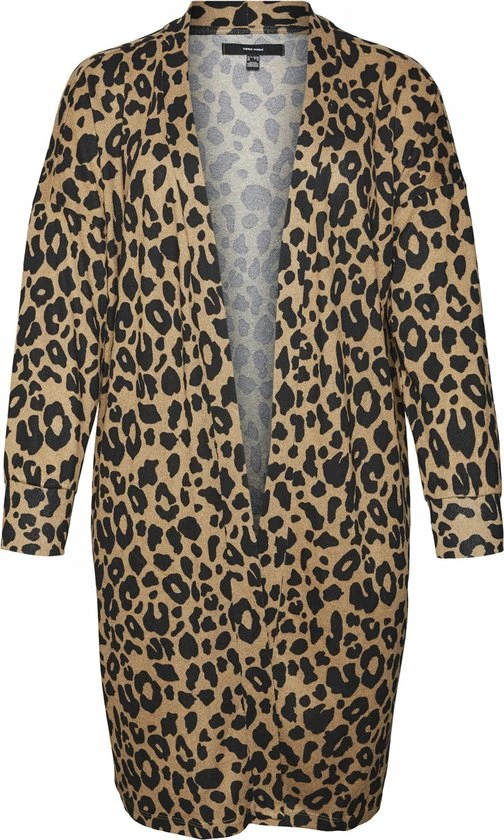 VERO MODA Curve VERO MODA VMOLIVIA LS OPEN LONG CARDIGAN BOO CURVE Dames Vest - Maat 48-50 1 VERO MODA Curve VERO MODA VMOLIVIA LS OPEN LONG CARDIGAN BOO CURVE Dames Vest - Maat 48-50