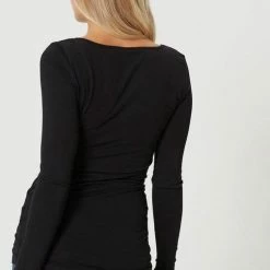 Vero Moda T-shirt Vmmaxi My Ls Soft Long U-neck Noos 10152908 Black Dames Maat - S 10 Vero Moda T-shirt Vmmaxi My Ls Soft Long U-neck Noos 10152908 Black Dames Maat - S -Dameskleding Verkoop 504x840 4