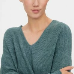 VERO MODA VMCREWLEFILE LS V-NECK BLOUSE NOOS Dames Trui - Maat XXL -Dameskleding Verkoop 507x840 3