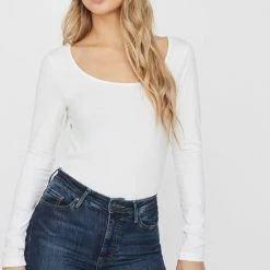 VERO MODA VMMAXI MY LS SOFT UNECK NOOS Dames T-shirt - Maat L