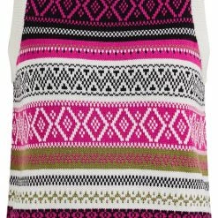 WE Fashion Dames Gebreide Slipover Met Jacquard Dessin