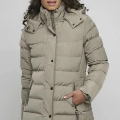 RINO & PELLE Hooded Padded Coat Fungi 40 -Dameskleding Verkoop 510x840 8