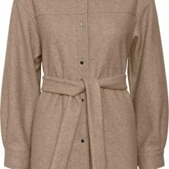 Vero Moda VMVINCE AW22 JACKET GA CP Dames Jas Silver Mink - Maat XL