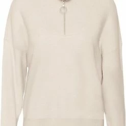 Vero Moda Trui Vmsaba Stripe Ls Highneck Blouse Ga 10269246 Birch Dames Maat - M -Dameskleding Verkoop 517x840 3