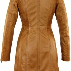 Versano Chicago Lange Leren Dames Jas XS - Cognac 11 Versano Chicago Lange Leren Dames Jas XS - Cognac -Dameskleding Verkoop 517x840 8