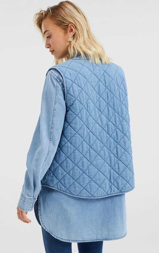 WE Fashion Dames Spijkergilet. 3 WE Fashion Dames Spijkergilet. - Afbeelding 3