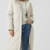 Vero Moda Jas Vmadelaloa Long Coat Ga Boos 10267606 Oatmeal Dames Maat - XS