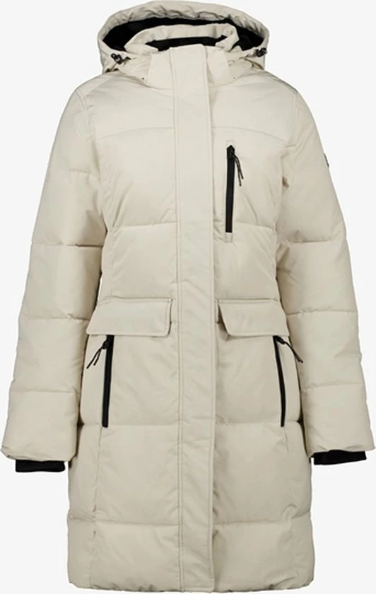 Kjelvik Gewatteerde Dames Parka - Beige - Maat L 1 Kjelvik Gewatteerde Dames Parka - Beige - Maat L