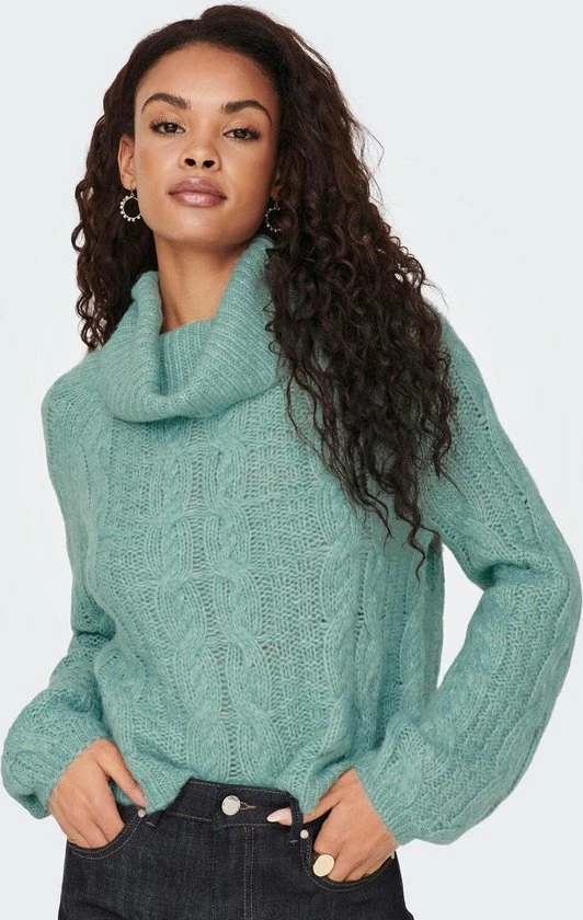 ONLY ONLNEW CHUNKY L/S COWLNECK PULLOVER KNT Dames Trui - Maat M 6 ONLY ONLNEW CHUNKY L/S COWLNECK PULLOVER KNT Dames Trui - Maat M - Afbeelding 6