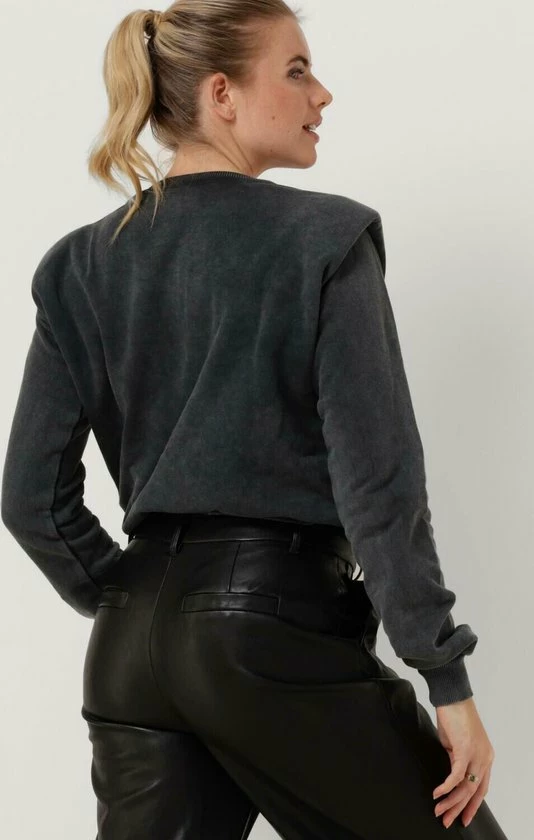 Colourful Rebel La Bohème Trui Grijs Dames - Loose Fit - Katoen - M 8 Colourful Rebel La Bohème Trui Grijs Dames - Loose Fit - Katoen - M - Afbeelding 8