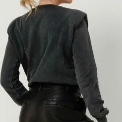 Colourful Rebel La Bohème Trui Grijs Dames - Loose Fit - Katoen - XL -Dameskleding Verkoop 534x840 3