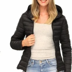 Versano Jenifer Korte Lightweight Dames Jas / Puffer Jacket L - Zwart -Dameskleding Verkoop 534x840 7