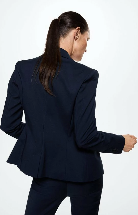 Mango Blazer Gestructureerde Colbert 37052881 69 Dames Maat - 38 3 Mango Blazer Gestructureerde Colbert 37052881 69 Dames Maat - 38 - Afbeelding 3