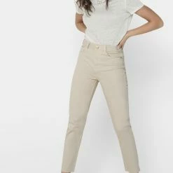 ONLY ONLEMILY LIFE HW ST RAW CRPANK COL NOOS Dames Jeans - Maat 27 -Dameskleding Verkoop 542x840 7