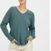 VERO MODA VMCREWLEFILE LS V-NECK BLOUSE NOOS Dames Trui - Maat XXL