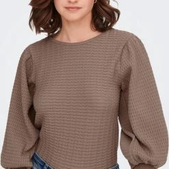 ONLY ONLGINNIE L/S PUFF PULLOVER KNT Dames Trui - Maat XL -Dameskleding Verkoop 544x840 4