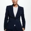 Mango Blazer Gestructureerde Colbert 37052881 69 Dames Maat - 38