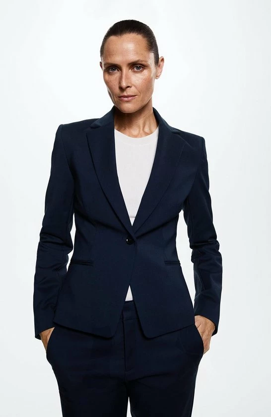 Mango Blazer Gestructureerde Colbert 37052881 69 Dames Maat - 38 1 Mango Blazer Gestructureerde Colbert 37052881 69 Dames Maat - 38