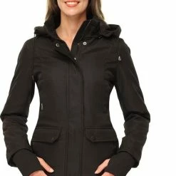 Versano Jessica Dames Slim Fit Winterjas XS - Zwart