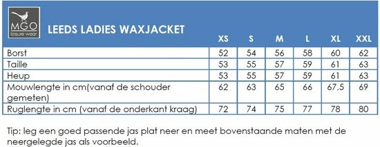 MGO Leisure Wear MGO Waxjas Leeds Dames - 100% Gewaxt Katoen - Winddicht En Waterdicht - Zwart - Maat XL 6 MGO Leisure Wear MGO Waxjas Leeds Dames - 100% Gewaxt Katoen - Winddicht En Waterdicht - Zwart - Maat XL - Afbeelding 6