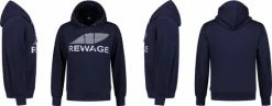 REWAGE Hoodie Premium Heavy Kwaliteit - Donkerblauw - XXL 10 REWAGE Hoodie Premium Heavy Kwaliteit - Donkerblauw - XXL -Dameskleding Verkoop 550x217
