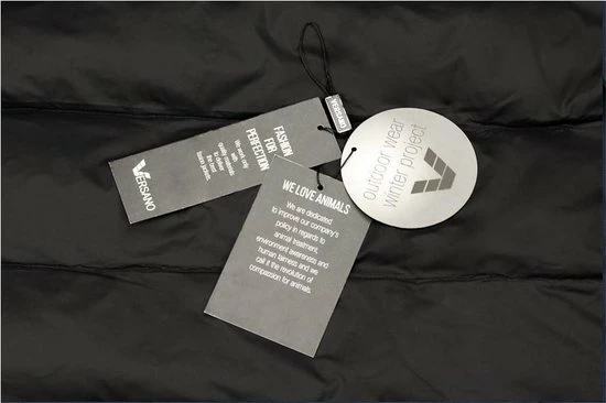 Versano Jessica Dames Slim Fit Winterjas XS - Zwart 9 Versano Jessica Dames Slim Fit Winterjas XS - Zwart - Afbeelding 9