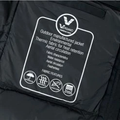 Versano Angela Dames Slim Fit Winterjas M - Zwart -Dameskleding Verkoop 550x366 19