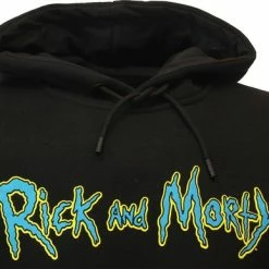 POPMERCH Rick & Morty Acid Rick Hoodie Trui Sweater Zwart - Officiële Merchandise -Dameskleding Verkoop 550x387 1