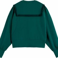 Scotch & Soda Fringe Tape Oversized Raglan Sleeved Sweater Truien & Vesten - Groen 20 Scotch & Soda Fringe Tape Oversized Raglan Sleeved Sweater Truien & Vesten - Groen -Dameskleding Verkoop 550x473 1