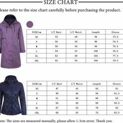 Dingy Weather - Regenjas Dames - Model Vivian - Maat 2XL - Paars -Dameskleding Verkoop 550x509